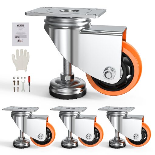 VEVOR Heavy Duty Leveling Casters Set