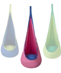 VEVOR Kids Pod Swing Seat Hammock Chair with LED Lights