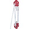 VEVOR Double Pulley Rigging System with 11mm 716 inch 76m 250 Ft Braid Rope