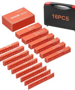 VEVOR Precīzijas kokapstrādes iestatīšanas bloku mērinstrumentu komplekts 16PCS