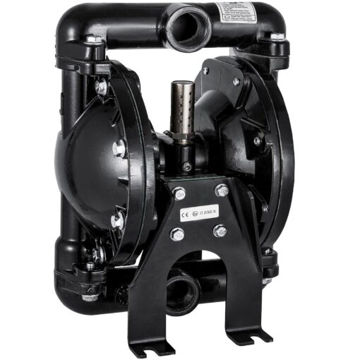 Premium Air Operated Double Diaphragm Pump with PTFE Diaphragms 24 GPM 91 Lmin