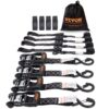 VEVOR Heavy Duty Ratchet Tie Down Straps 4 Pack