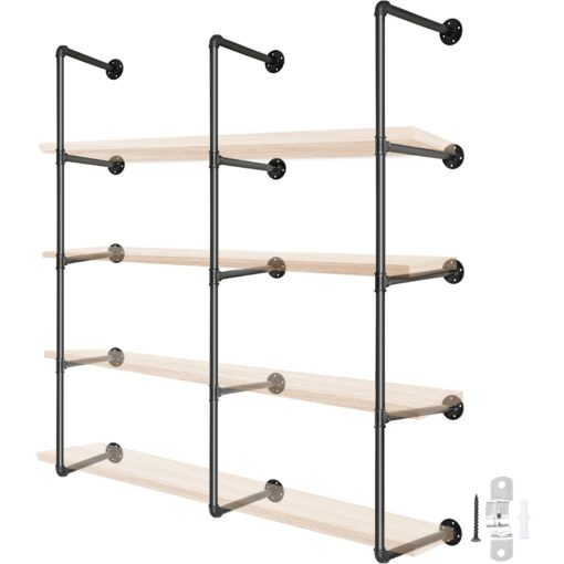 VEVOR Heavy Duty Industrial Pipe Shelving Set