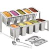 Expandable Stainless Steel Spice Rack Organizer