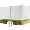 VEVOR Outdoor Privacy Vinyl Fence