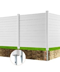 VEVOR Outdoor Privacy Vinyl Fence