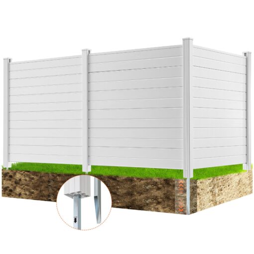 VEVOR Outdoor Privacy Vinyl Fence