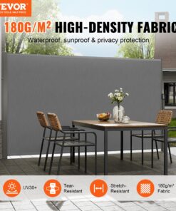 180x350cm (71''x138'') Waterproof UV30+ Outdoor Privacy Screen for Balcony