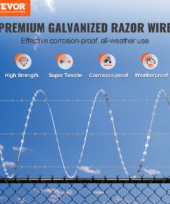 75m (246 ft) with 0.5mm Thick Blades and 5 Rolls for Enhanced Security