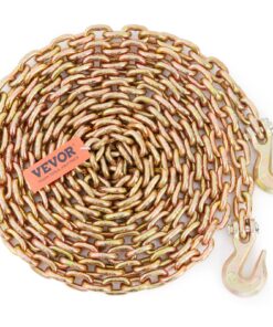 VEVOR Heavy-Duty G80 Transport Binder Chain with Grab Hooks