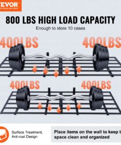 6 x 2 ft (1.83 x 0.61 m) with 800 lbs (363 kg) Load Capacity Per Shelf