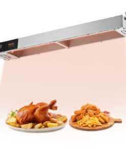 VEVOR Electric French Fry and Food Warmer with Stainless Steel Warming Light