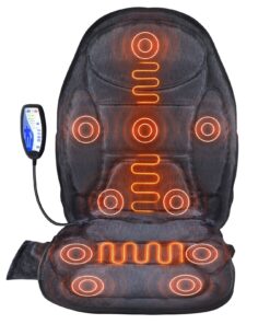 VEVOR Heated Massage Seat Cushion with 10 Vibration Motors