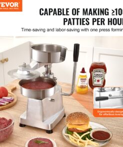 150mm/6 inch Adjustable Thickness Burger Press