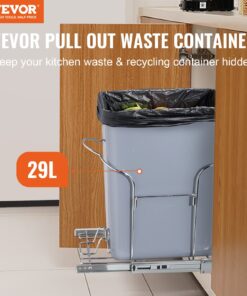 Heavy Duty Under-Cabinet Waste Bin