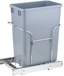 VEVOR 29L (7.7 Gallon) Single Pull-Out Trash Can with Slide and Handle