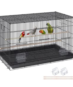 VEVOR 76 cm (30 inch) Large Metal Bird Cage for Small Parrots