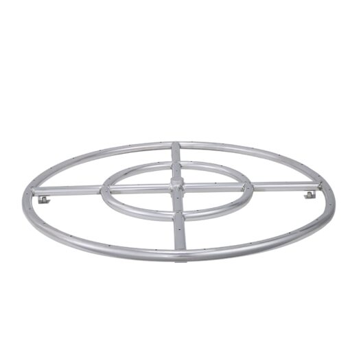 VEVOR 61 cm 24 inch Round Stainless Steel Drop in Fire Pit Pan