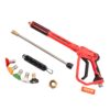 VEVOR High Pressure Washer Gun with 3 Wand Extensions 25cm