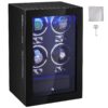 VEVOR Automatic Watch Winder for 4 Watches with Quiet Japanese Mabuchi Motors