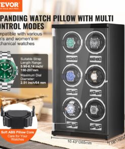 Adjustable for 150-207mm (5.90-8.14 inch) Straps and 64mm (2.51 inch) Dials