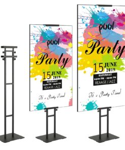 VEVOR Adjustable Dual-Pole Poster Stand