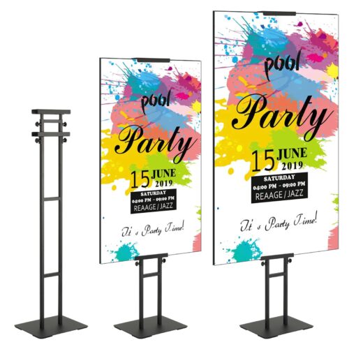 VEVOR Adjustable Dual Pole Poster Stand