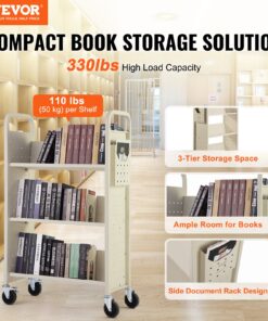 790 x 385 x 1250 mm (31.1 x 15.2 x 49.2 in) Single Sided V-Shaped Shelves for Home