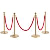 VEVOR Gold Stanchion Posts with Fillable Base