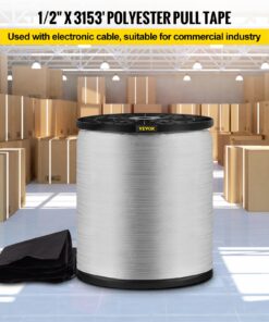 961 m x 1.27 cm Flat Tape for Wire & Cable Conduit Work