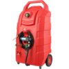 VEVOR 32 Gallon 121 L Portable Diesel Fuel Caddy with 12V DC 140W Pump and 13 Ft Hose
