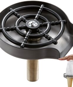 VEVOR 304 Stainless Steel Glass Rinser with 10 Jets