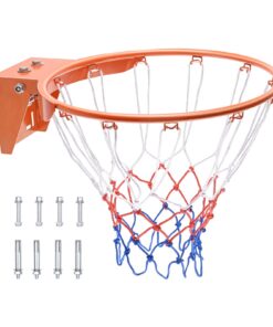 VEVOR Heavy Duty Q235 Steel Basketball Rim with Net