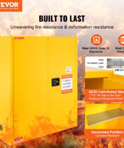 Yellow Cold-Rolled Steel Flammable Liquid Storage