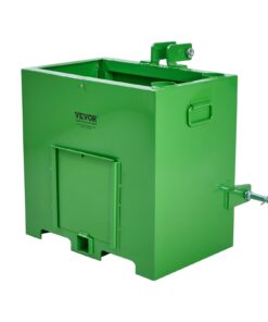 VEVOR Heavy-Duty Steel Ballast Box for 3 Point Category 1 Tractor