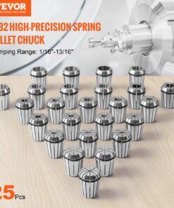 1.6mm-20.6mm (1/16''-13/16'') Precision Spring Collet Chuck for CNC Lathe & Milling