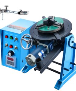 VEVOR 50kg/110lbs Rotary Welding Positioner with 0-90° Adjustable Tilting Table and 0.5-6 RPM Speed