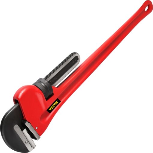 VEVOR Heavy Duty 60 Inch 152 cm Cast Iron Adjustable Pipe Wrench for Plumbing