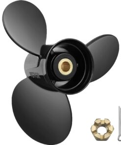 VEVOR 3-Blade Aluminum Outboard Propeller 14 1/4 Inch (36.2 cm) x 21 Inch (53.3 cm) Pitch