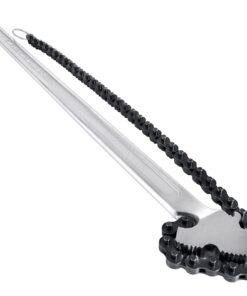 VEVOR 24 collu (60 cm) smags pienākums cauruļu ķēžu uzgriežņu atslēga ar 6.7 collu (17 cm) satveršanas kapacitāti un 22 collu (56 cm) ķēdes garumu