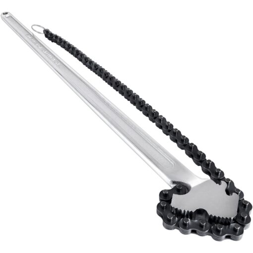 VEVOR 24 Inch 60 cm Heavy Duty Pipe Chain Wrench with 67 Inch 17 cm Clamping Capacity and 22 Inch 56 cm Chain Length