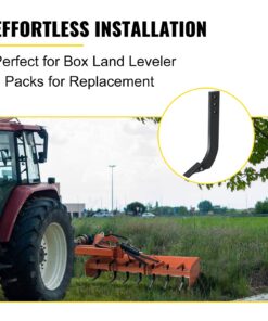 40.6 cm (16 inch) Box Blade Shank with 3 Holes and Removable Teeth for Landscaping and Grading