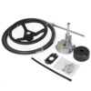 VEVOR Marine Outboard Rotary Steering System Kit with 488m 16 ft Steering Cable and 3429cm 135 in Wheel for Boats