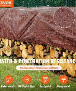 16 Mil Extra Thick Polyethylene Cover with UV and Weather Resistance