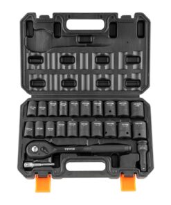 VEVOR 23 detaļu 1/2 collu (13-24 mm) trieciena muciņu komplekts