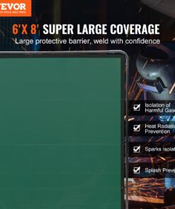 Вогнестійка вінілова штора на колесах