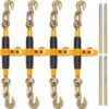 VEVOR 4 Pc Heavy Duty Ratchet Chain Binder with G80 Hooks