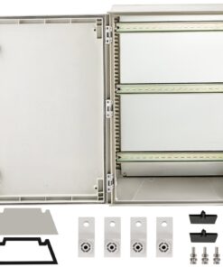 VEVOR Fiberglass NEMA 4X Electrical Enclosure 60x40x23 cm (24x16x9 in)