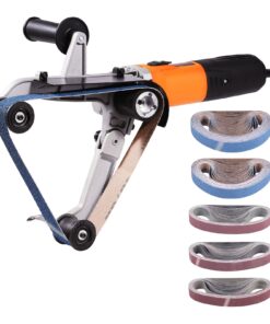VEVOR 1300W Pipe Tube Polisher Sander with 6 Variable Speeds and 100 Sanding Belts