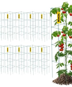 VEVOR 10-Pack 3-Tier Square Tomato Cages